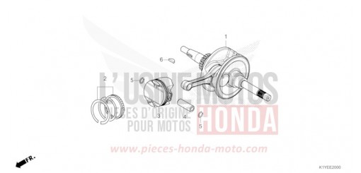 VILEBREQUIN/PISTON WW125AS de 2025